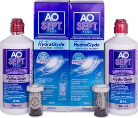 Roztok AOSEPT PLUS s HydraGlyde 2 x 360 ml