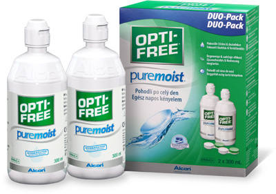 Roztok OPTI-FREE PureMoist 2 x 300 ml