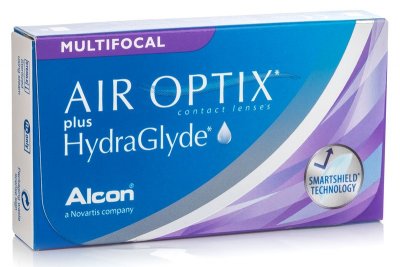 Air Optix Plus Hydraglyde Multifocal (3 čočky)