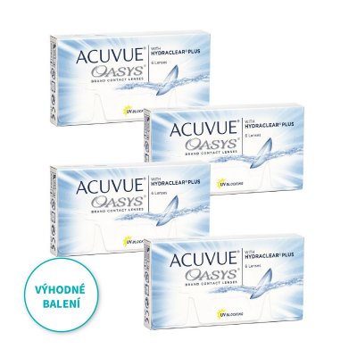 Acuvue Oasys with Hydraclear Plus (6 čoček) výhodné balení 4 kusů