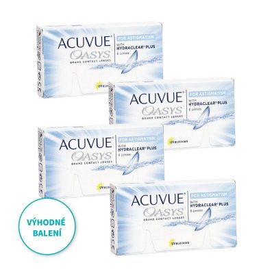 Acuvue Oasys for Astigmatism (6 čoček) výhodné balení 4 kusů