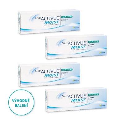 1-Day Acuvue Moist Multifocal (30 čoček) výhodné balení 4 kusů