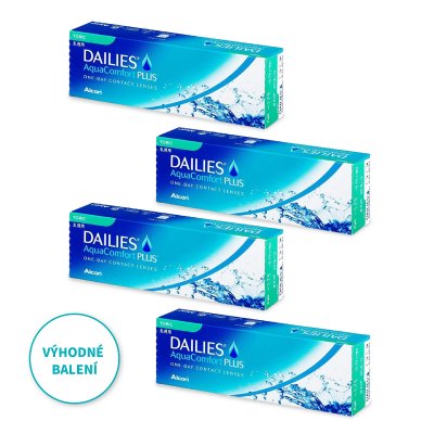 Dailies AquaComfort Plus Toric (30 čoček) výhodné balení 4 kusů