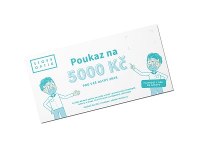 Dárkový poukaz v hodnotě 5 000 Kč - elektronická verze